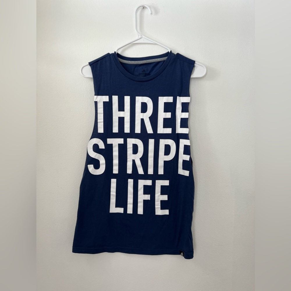 Adidas workout muscle tank